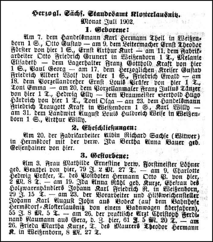 1902-08-08 Kl Standesamtsregister